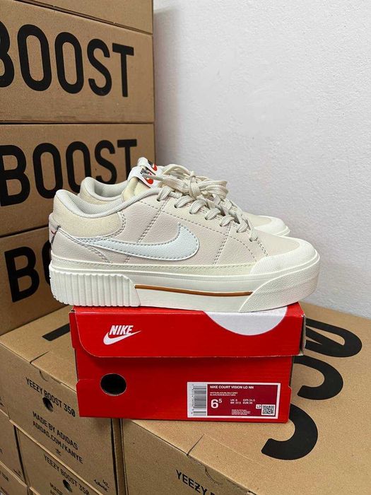 Женские кроссовки Nike Court Vision beige / Найк Корт вижн 37 38 39 40