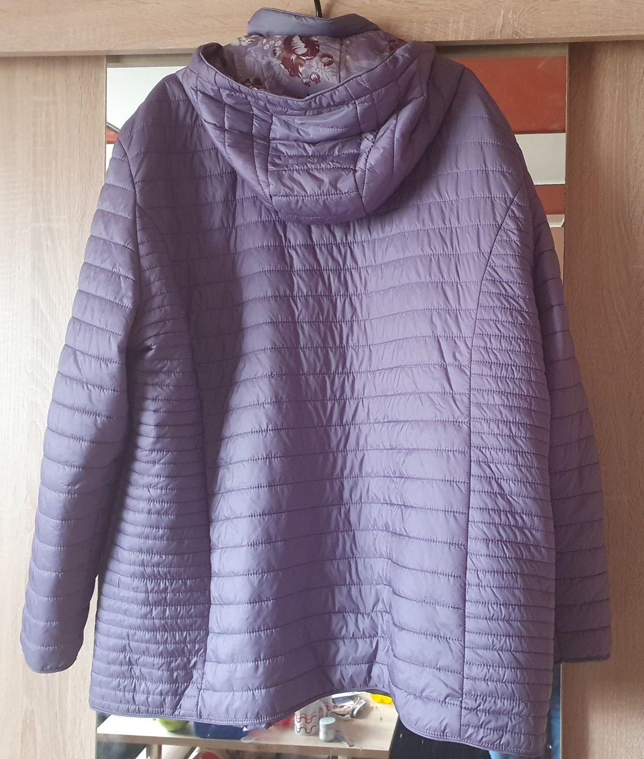 Fioletowa, liliowa kurtka damska rozmiar EUR 56
