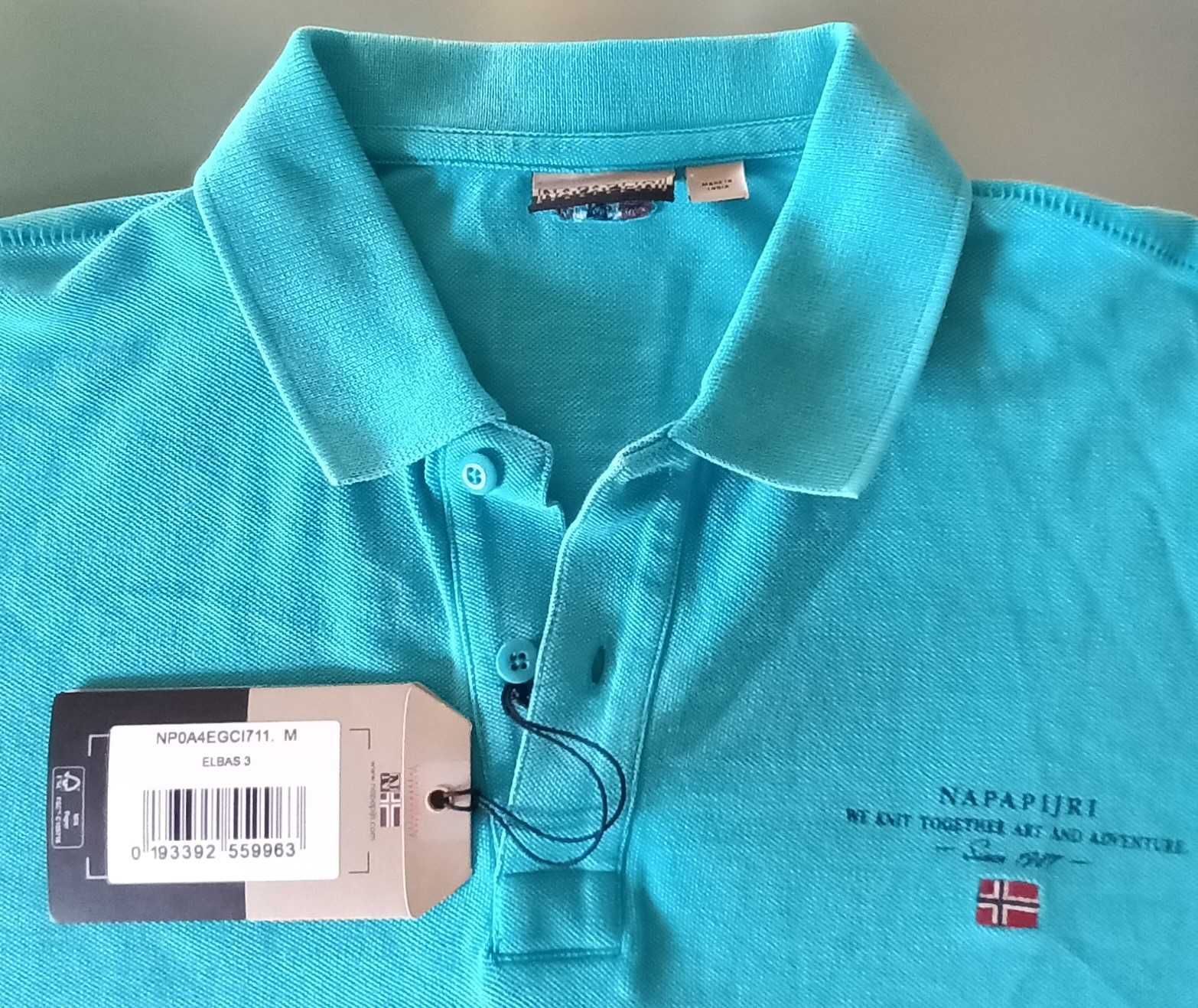 NAPAPIJRI koszulka Polo ELBAS 3 rozmiar M  - oryginał, nowe