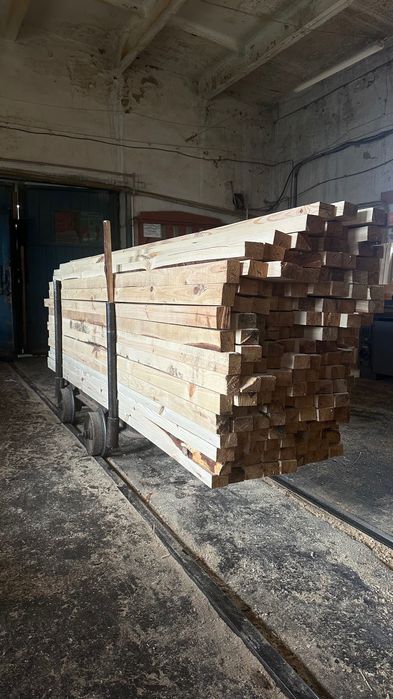 Брус сухий, калібрований,  свіжопиляний (60*40, 25*40) рейка, дошка