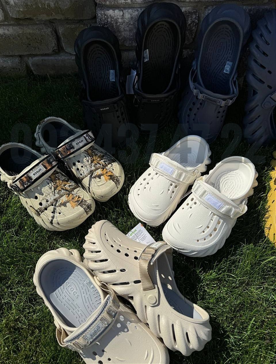 Чоловічі Крокси Сабо Crocs ECHO CLOG Realtree Bone/Black Crocs Crocs