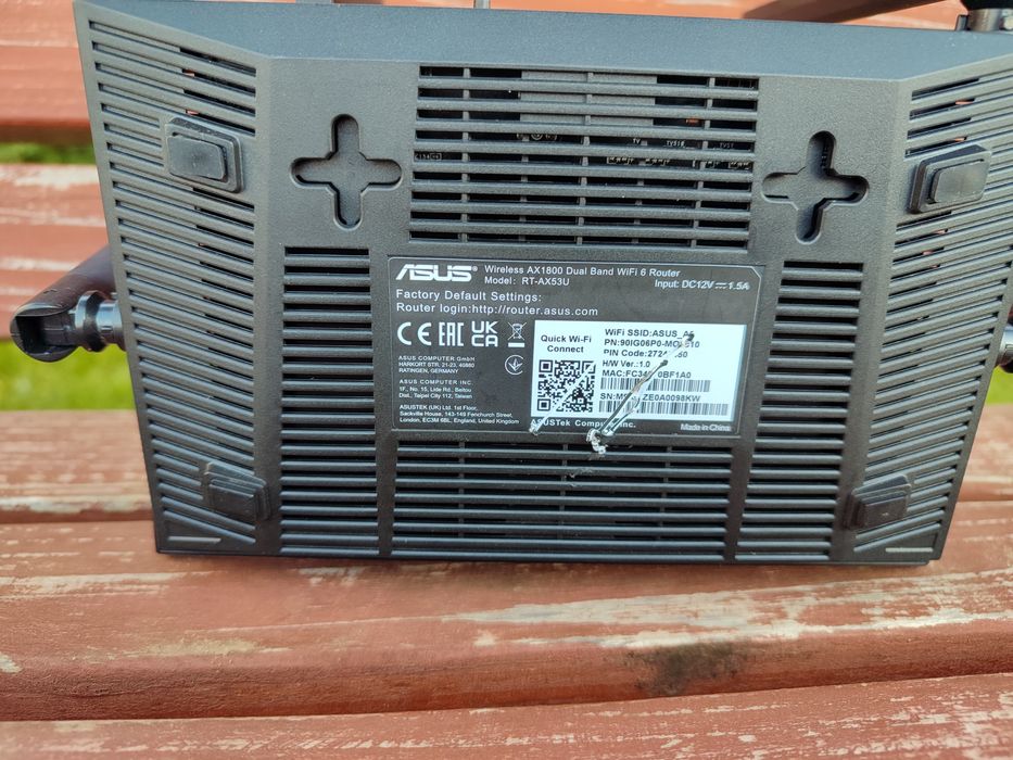 Маршрутизатор ASUS ax53u WiFi6 802.11ax MU-MIMO OFDMA AiProtection