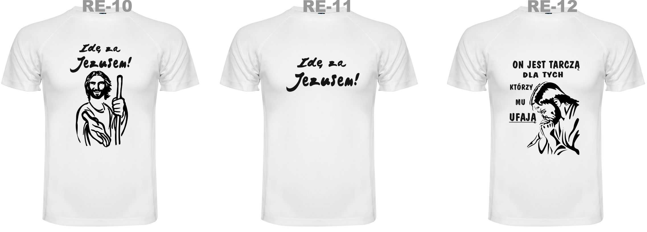 Religijna koszulka męska Bóg Jezus Wiara t-shirt męski rozm. L lub XL