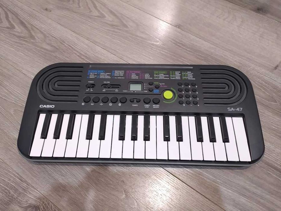 CASIO SA-47 Keyboard z zasilaczem dla dzieci