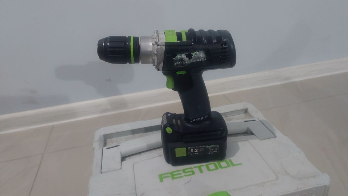 Festool Акумуляторний дриль-шуруповерт DRC 18/4 Li 5,2-Plus QUADRIVE