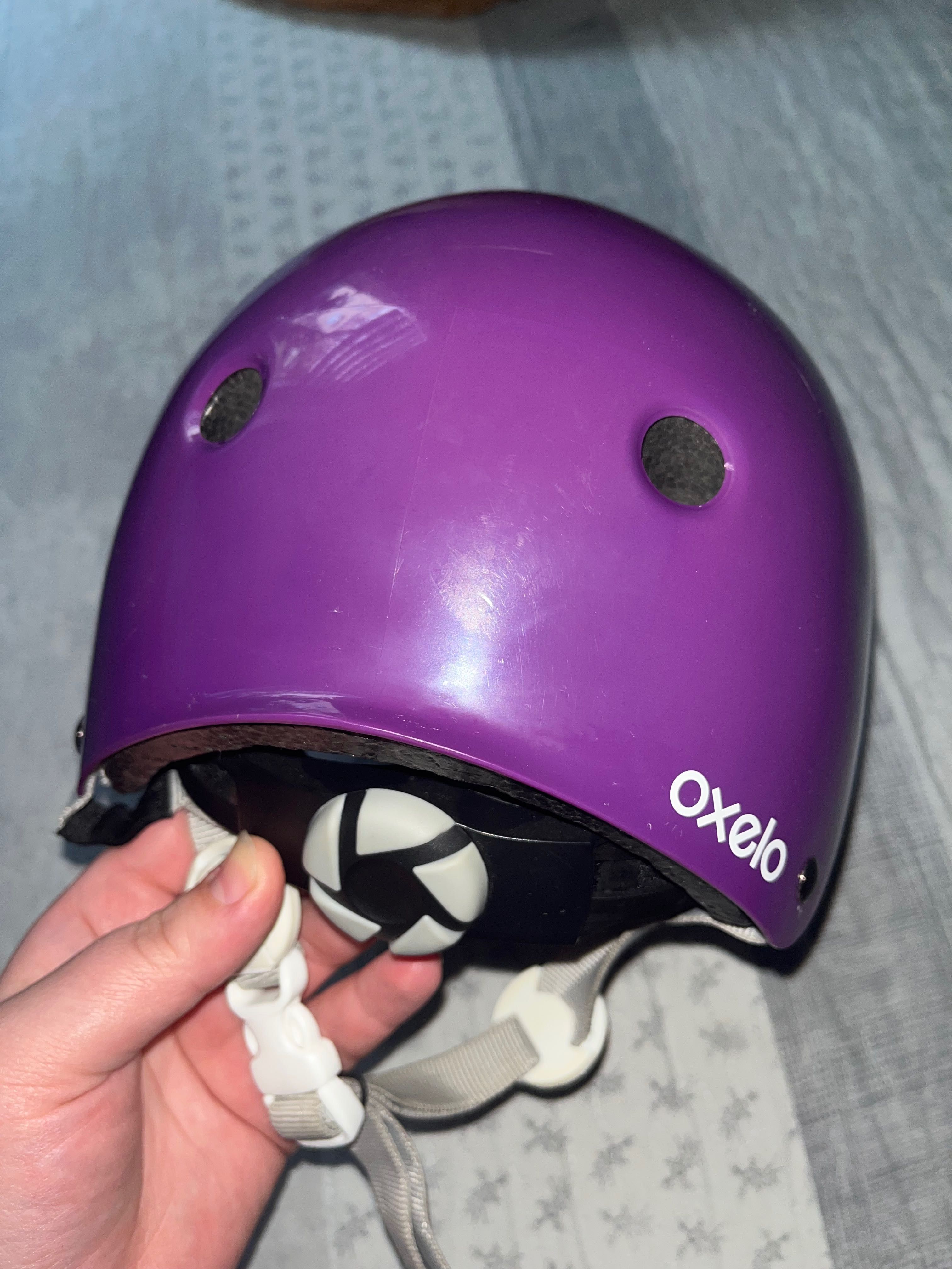 Kask oxelo fioletowy