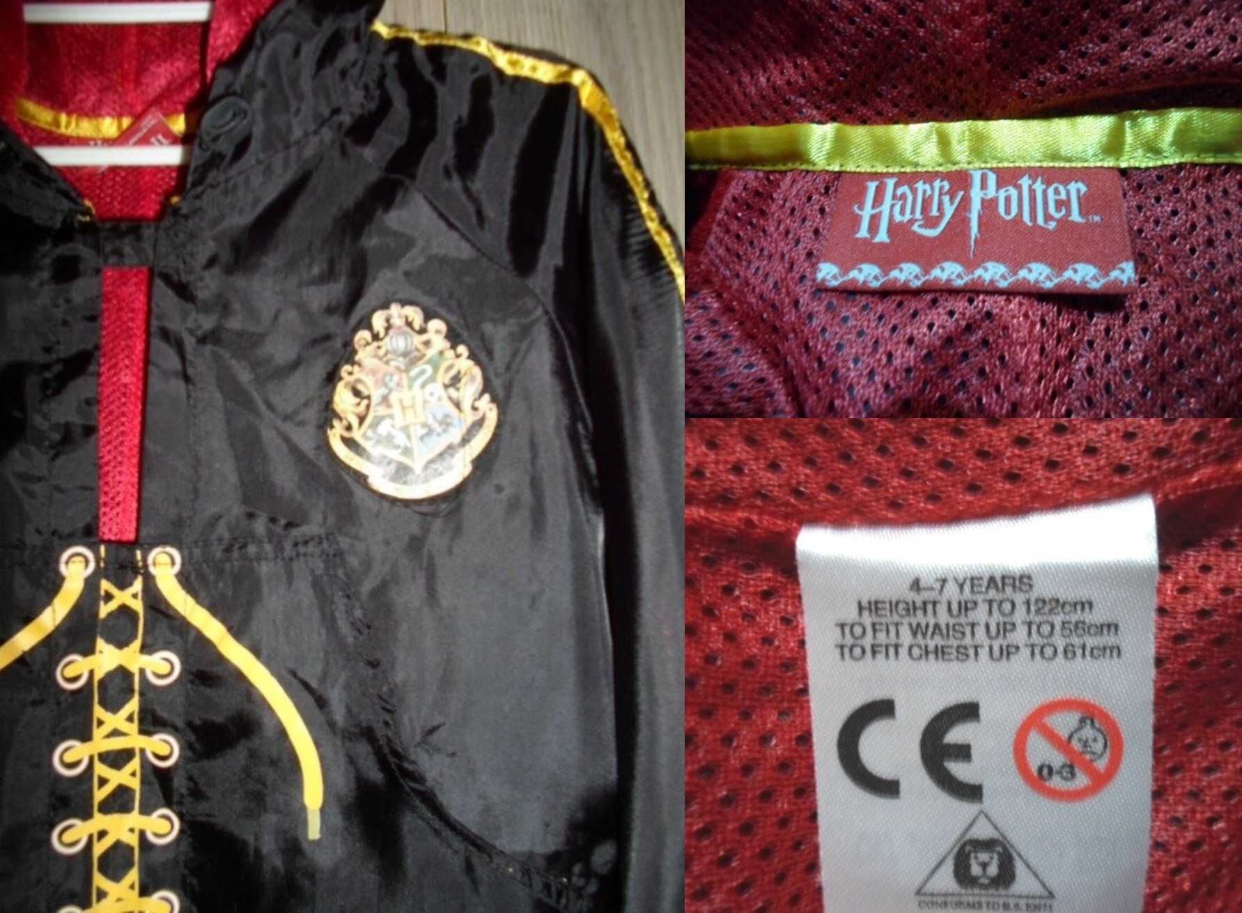 Мантия плащ Gryffindor Гарри Поттер 3-5-7 лет рост 98-110-122 см