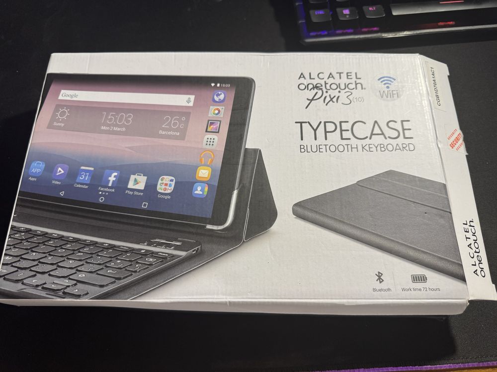 Tablet Alcatel Pixi 3 (10) + Teclado Bluetooth + Capa