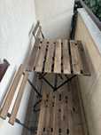 Zestaw na balkon stolik krzesla ikea tarno