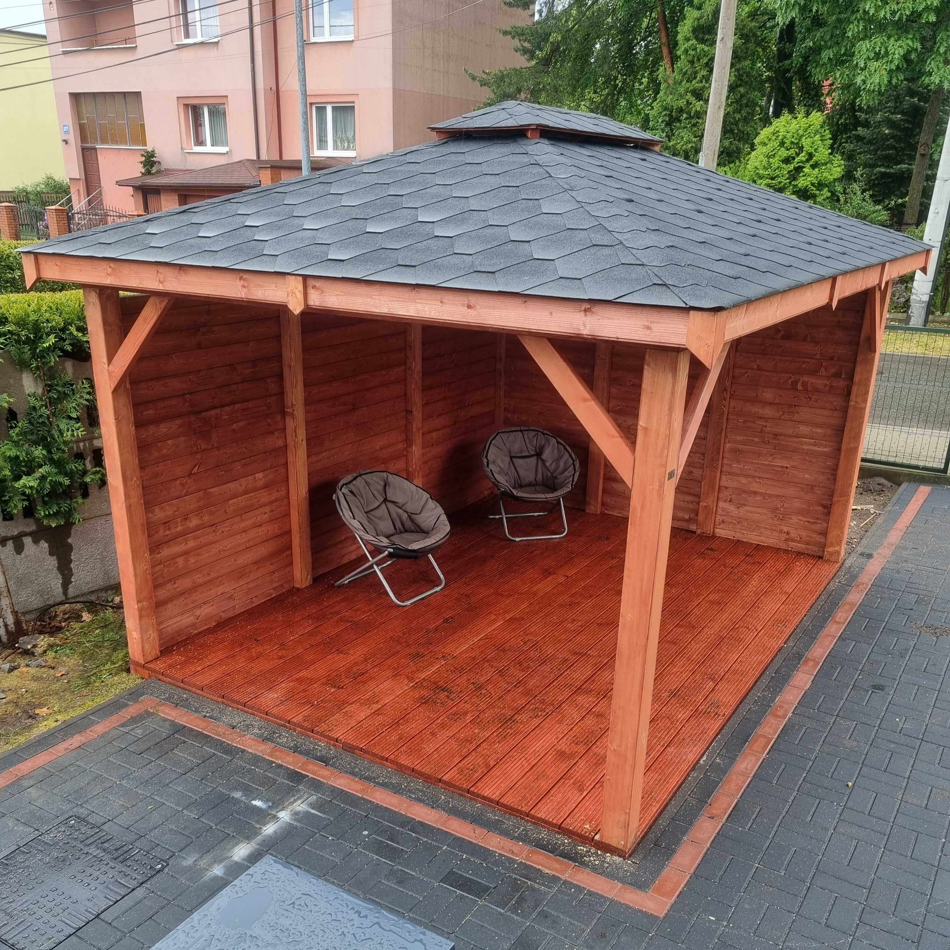 Altana ogrodowa IBIZA 3x4, altanka drewniana, zadaszenie, taras