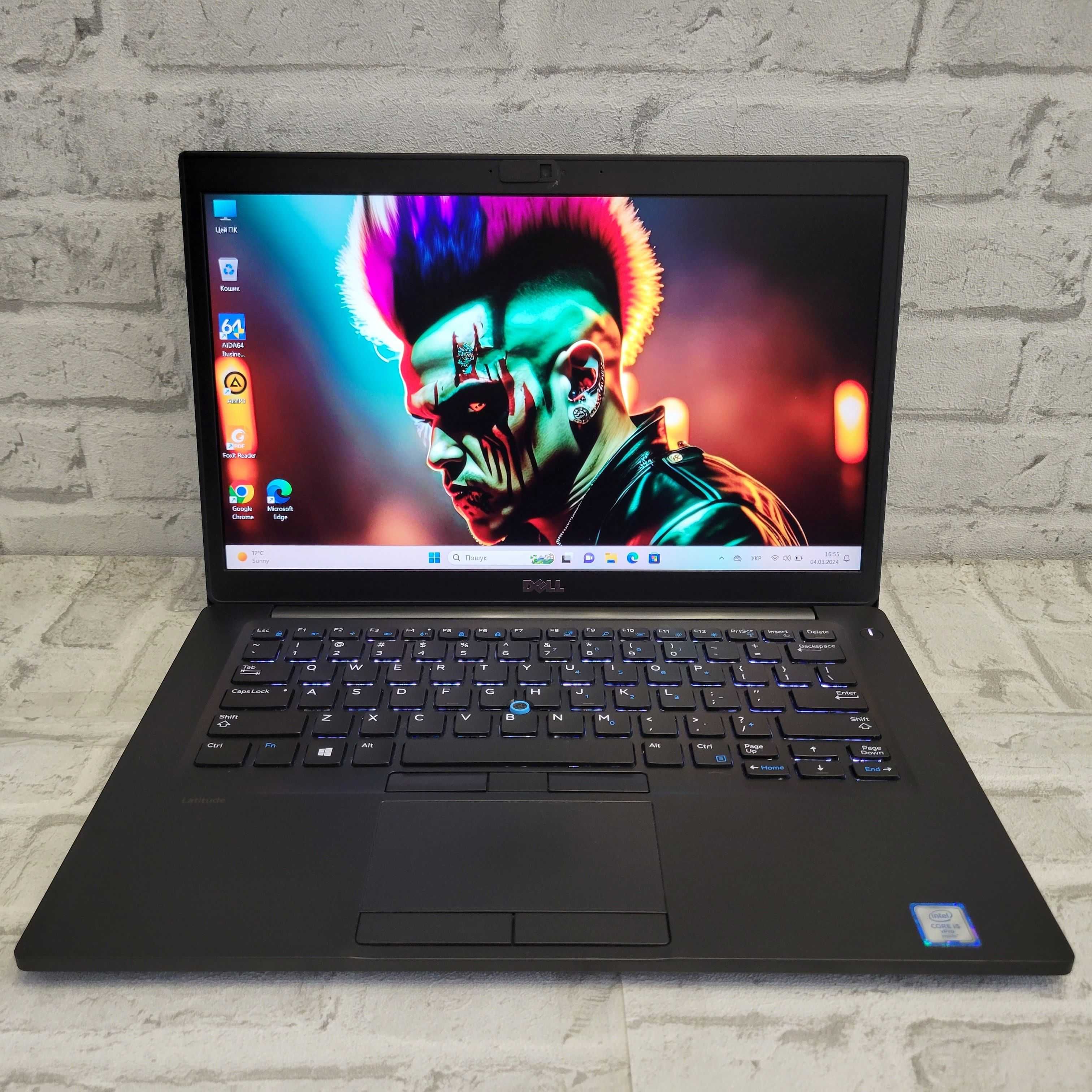 ‼️Крутий ультрабук Dell 14"FHD\i5-6300U\8gbDDR4\256SSD\підсвітка клав