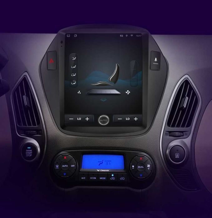 Radio nawigacja Hyundai Tucson 2 IX35 Tesla Style Android Carplay DSP