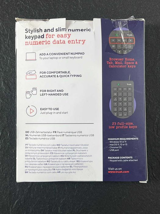 Klawiatura Numeryczna USB Trust Xalas