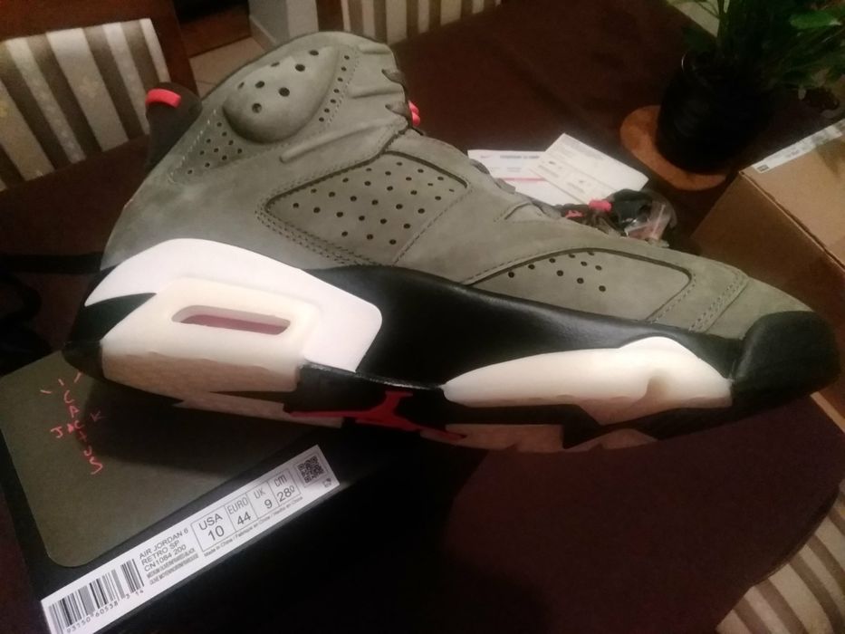 NIKE Jordan 6 Retro Travis Scott cactus jack CN1084,-200 roz. 44-28 cm