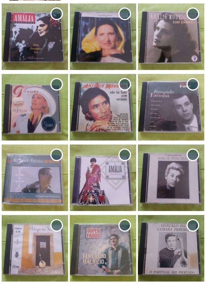 Lote de CD's de FADOS e outros
