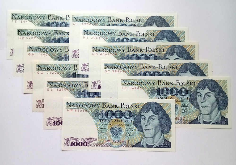 1000 zł 1982  st.  UNC-