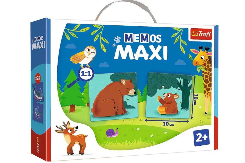 Gra - Memos MAXI Zwierzęta i ich dzieci 02268