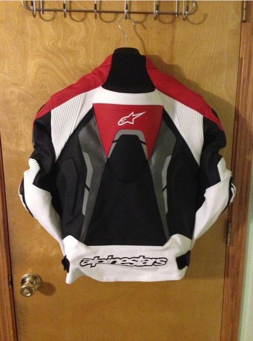 Мотокуртка ALPINESTARS Celer кожа черный красный серый 54