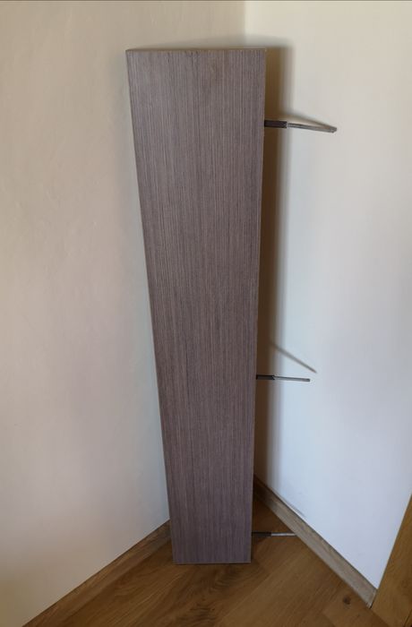 Półka wisząca ścienna brązowa 120*20 cm, bdb