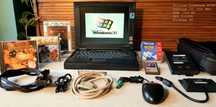 Fujitsu lifebook e330/ 1998r./ unikat/ duży zestaw/ Win98/ Retro