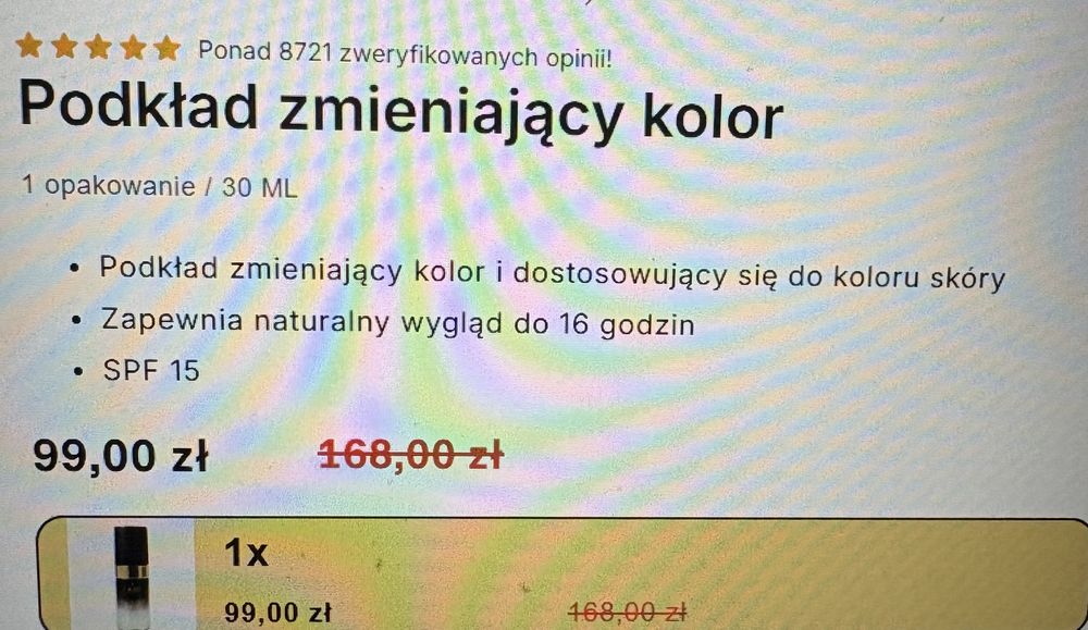 Podkład wyrównujący kolor