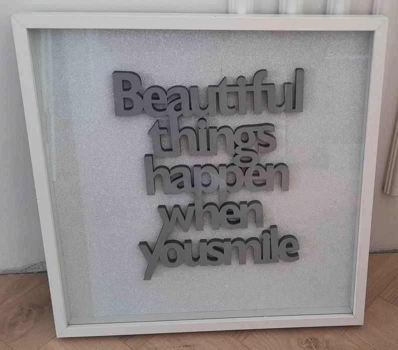 Obraz z błyszczącymi drobinkami