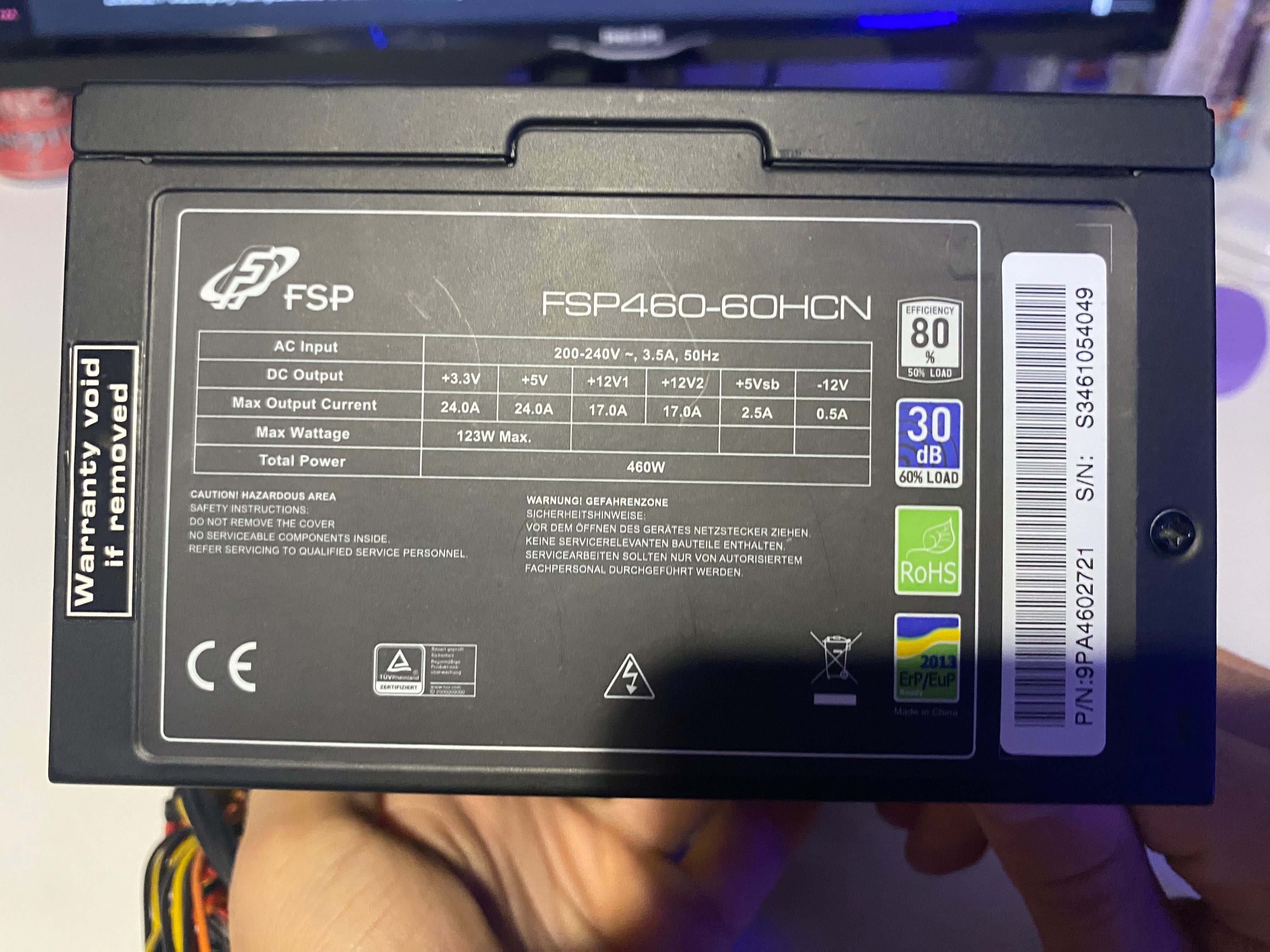 Zasilacz FSP/fortron 460 W