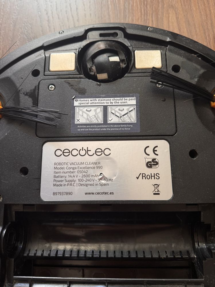 робот пылесос conga cecotec 990