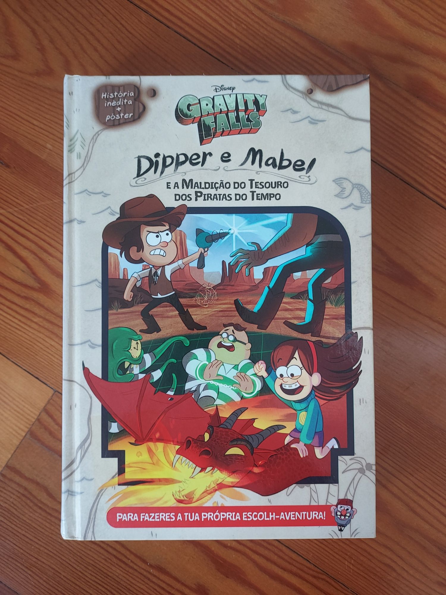 Livro: "Dipper e Mabel e a Maldição do Tesouro dos Piratas do Tempo"