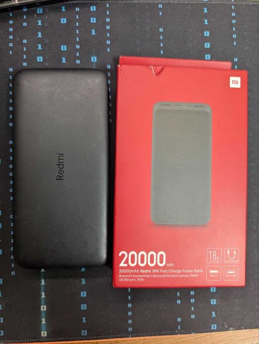 Powerbank Xiaomi Redmi 18W Fast Charge Power Bank 20000mAh czarny