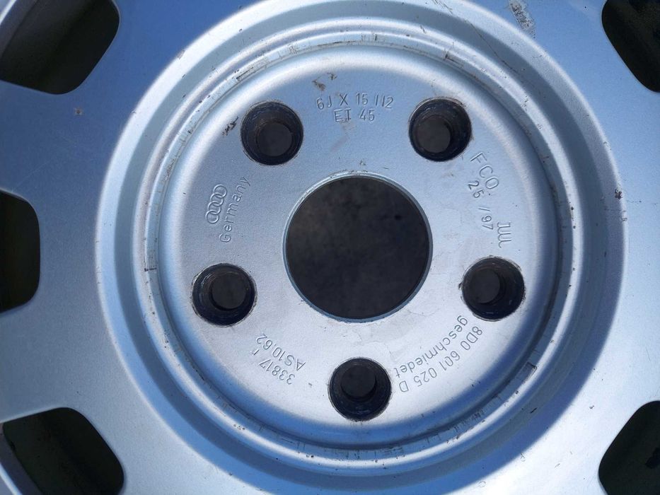 Ковані диски Audi VAG R15  6J 15H2 ET45 ковка надлегкі 5,1 кг  +10 л.с