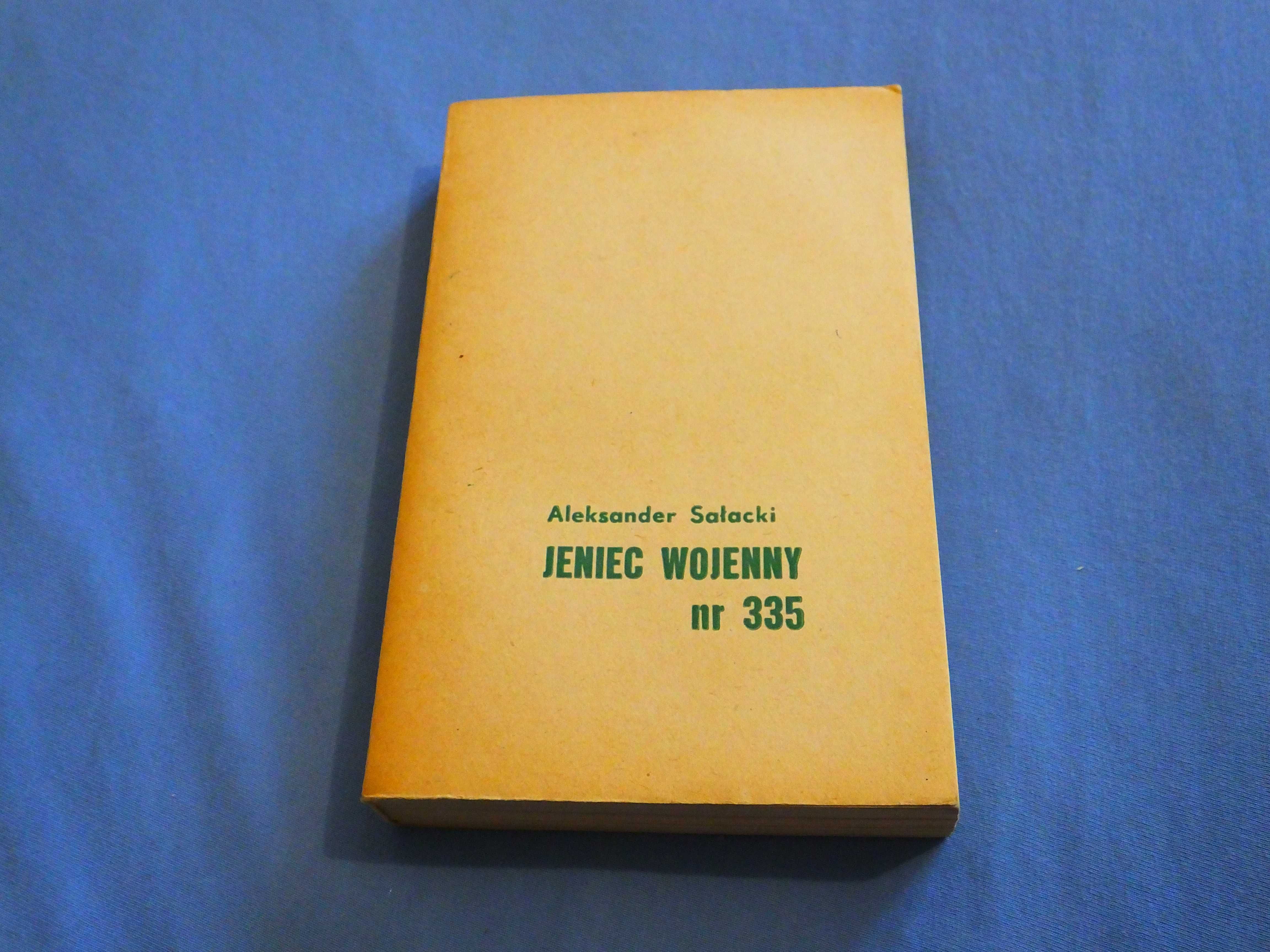 Książka "Jeniec wojenny nr 335" - Aleksander Sałacki