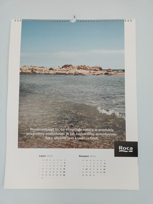 Stary kalendarz ścienny 2023