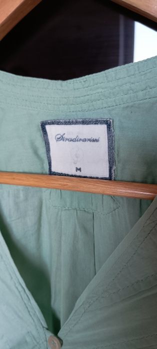 Damska seledynowa bluzka koszula Stradivarius rozm. M
