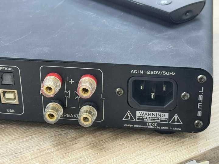 SMSL A6 Wzmacniacz zintegrowany stereo/wzmacniacz słuchawkowy z DAC