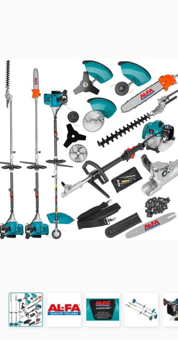 Kosa spalinowa nożyce do żywopłotu piła do gałęzi  Box̌er 4w1