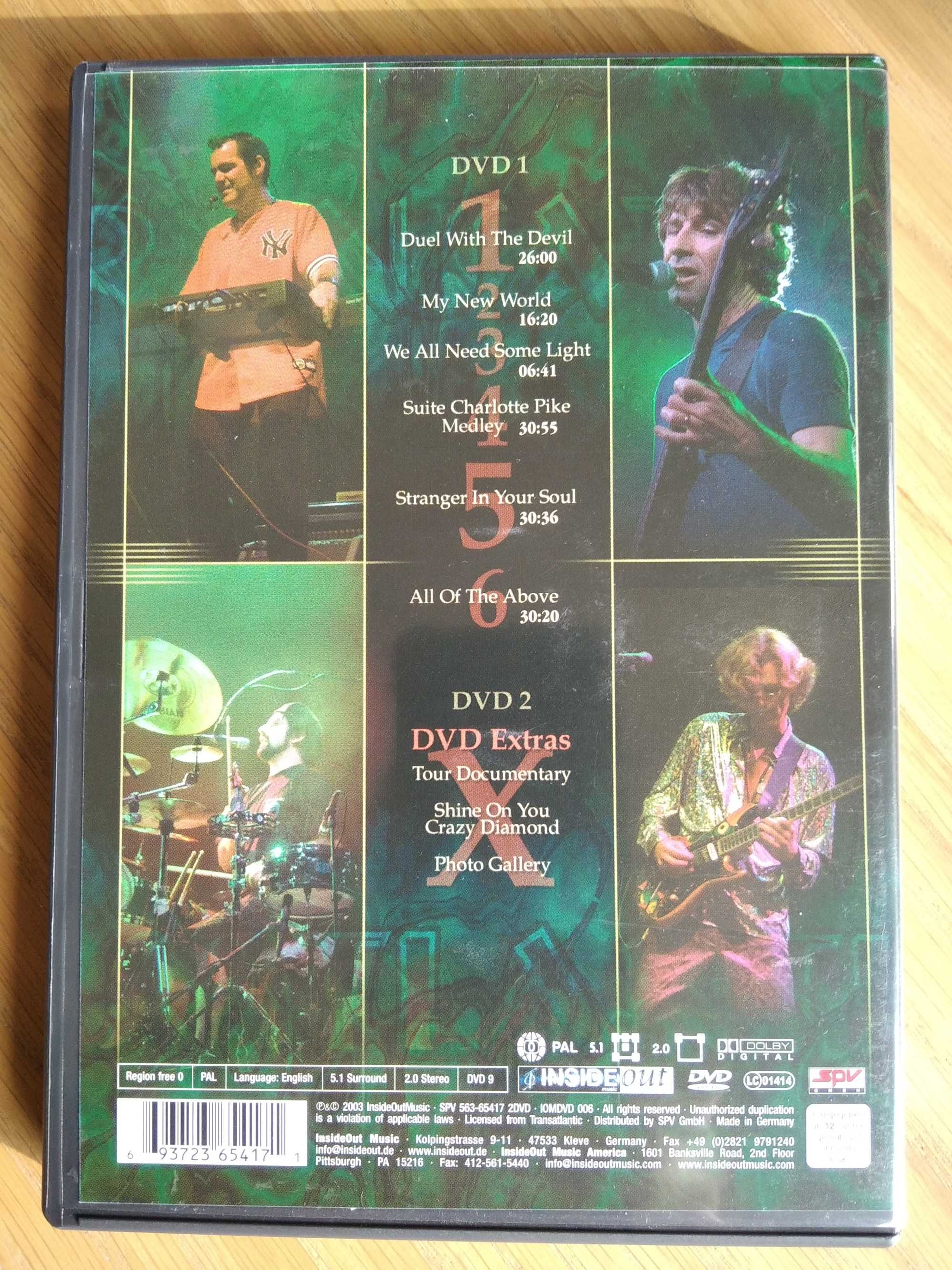 TRANSATLANTIC - Live In Europe - 2 DVD