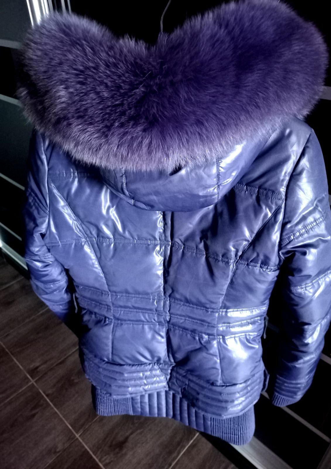 Куртка зима біопух хутро песець розмір S,M