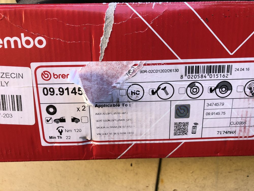 Discos Brembo Ventilado Audi
