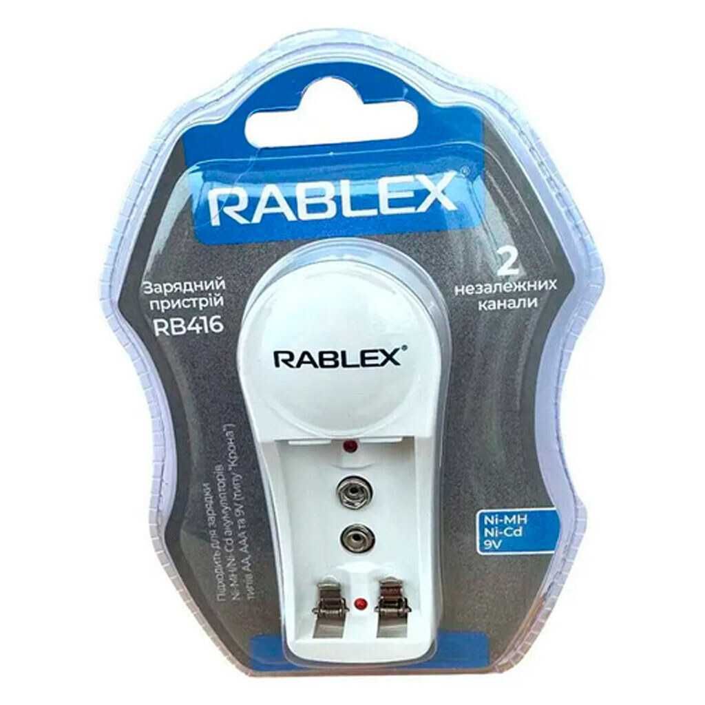 Зарядное устройство Rablex RB416 на 2 AA/AAA аккумулятора или 1 Крона