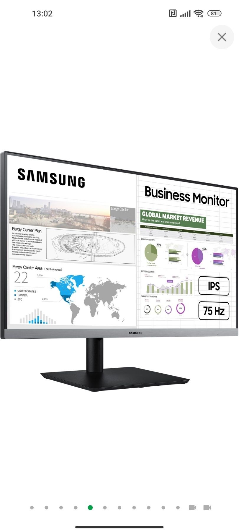 Монітор 24" Samsung Professional S24R650 (LS24R650FDIXCI)