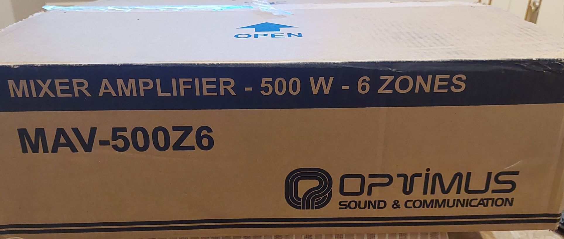 Mixer amplificador OPTIMUS MAV-500Z6  500 W -6 Zones.