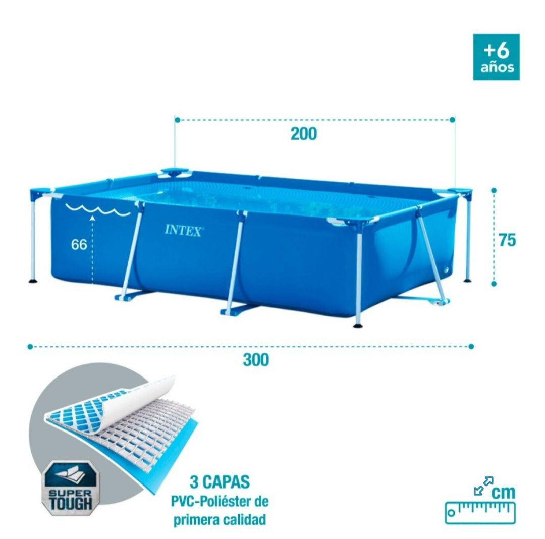 Piscina INTEX 300X200x75