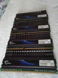 4 x G.Skill 2GB ddr3 1600 MHz = 8 GB