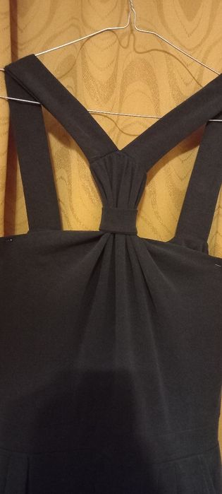 Granatowy spodnium damski