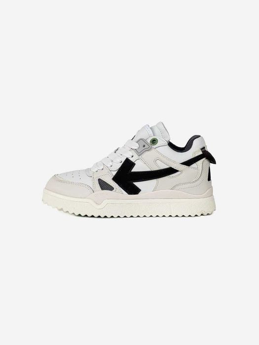 Чоловічі кросівки Off-White Sponge білий з чорним OF003 ТОП
