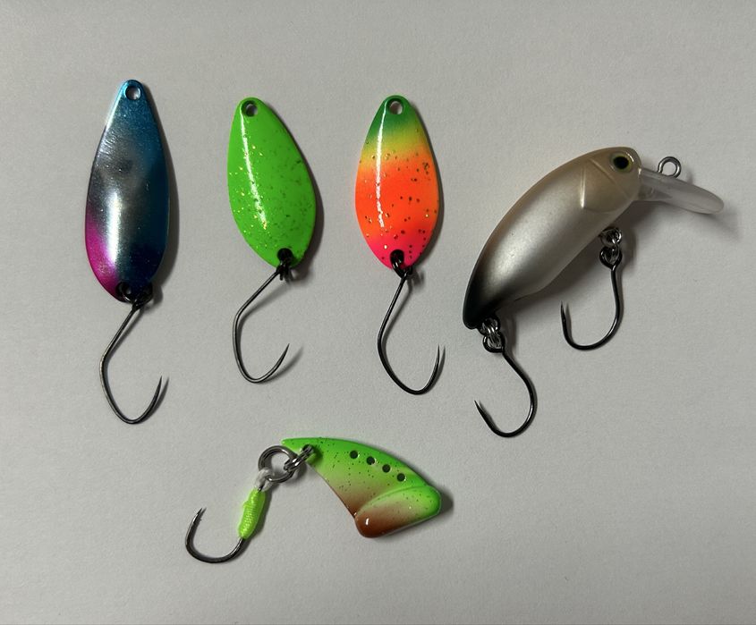 Przynęty spinning trout area pstrąg