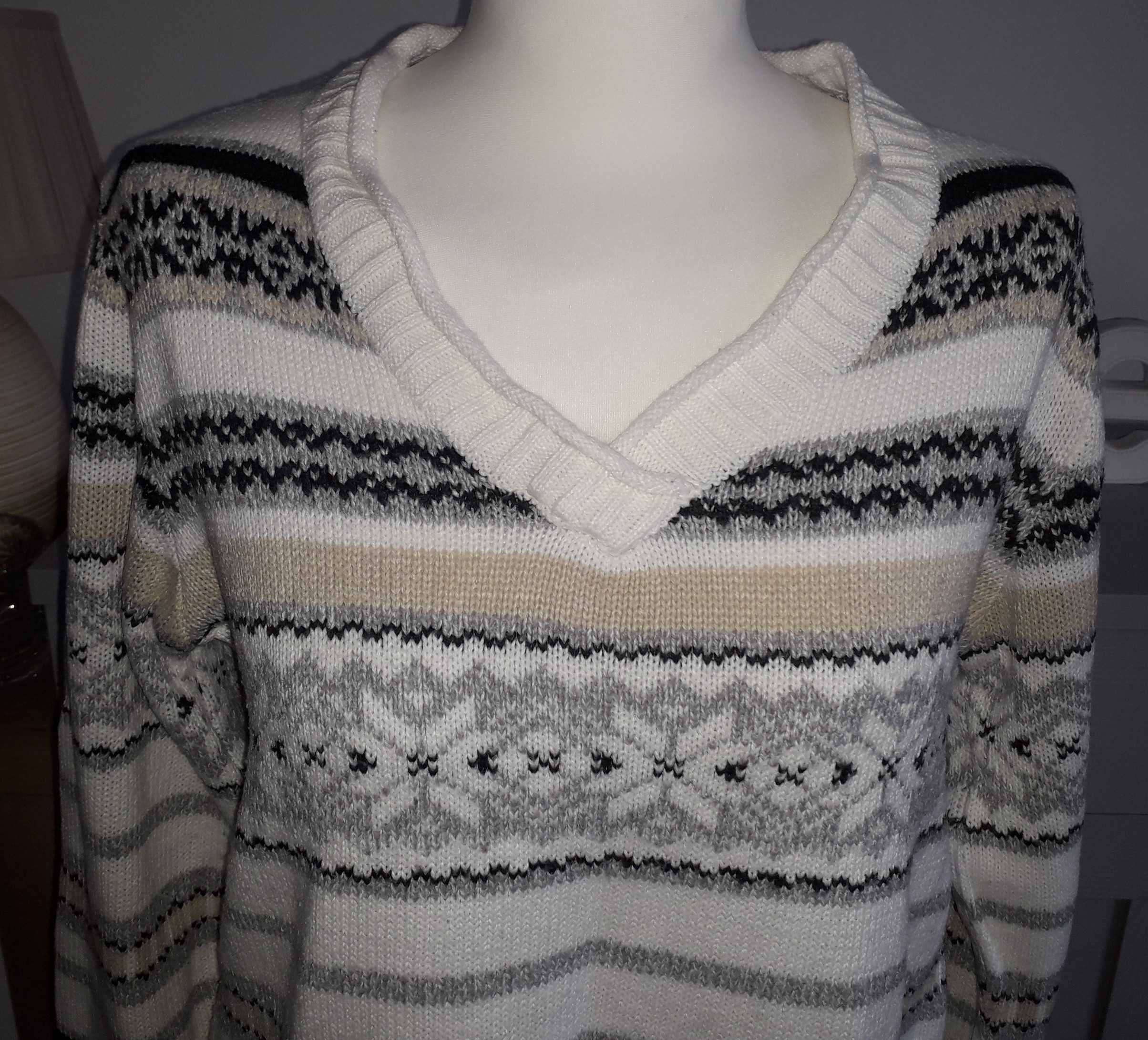 Sweter wzory roz.M/L