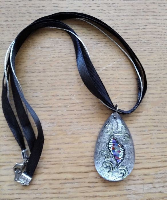 Кулон, подвеска из стекла. KOLARZ - Австрия.