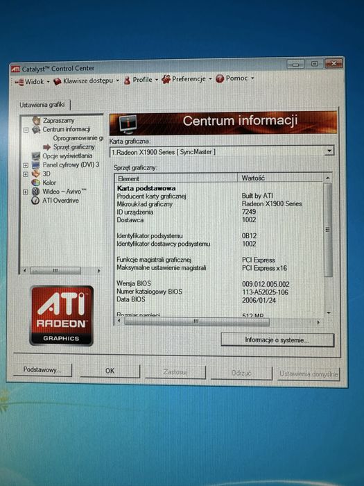 Karta retro Gigabyte Radeon X1900XT
